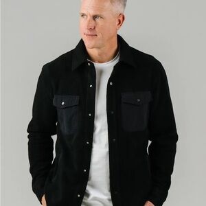 Zyia Men's Black Fleece Armstrong Jacket